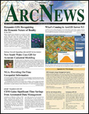 Spring 2008 ArcNews cover, click to see enlargement