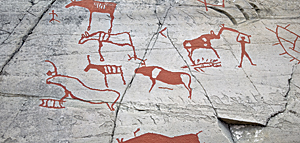 photo of cave paintings