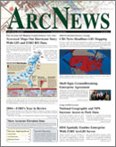 Winter 2004/2005 ArcNews cover, click to see enlargement