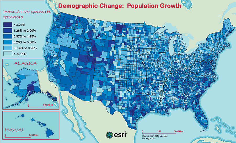 Growth Decline Change Diversity ArcNews