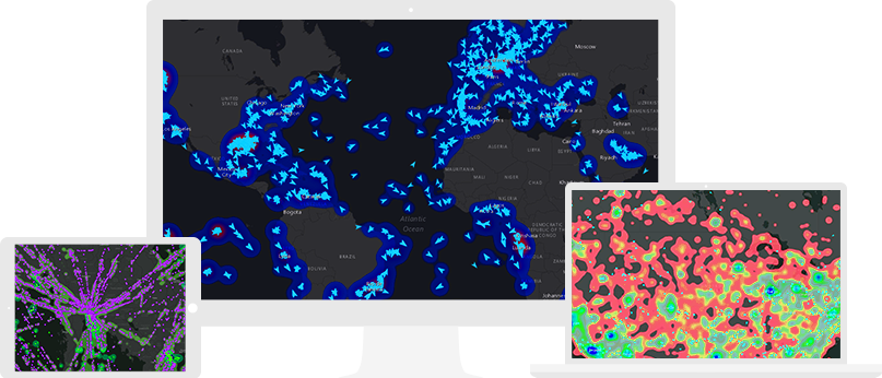 Real-time mapping and analytics on a tablet, desktop or laptop with ArcGIS GeoEvent Server