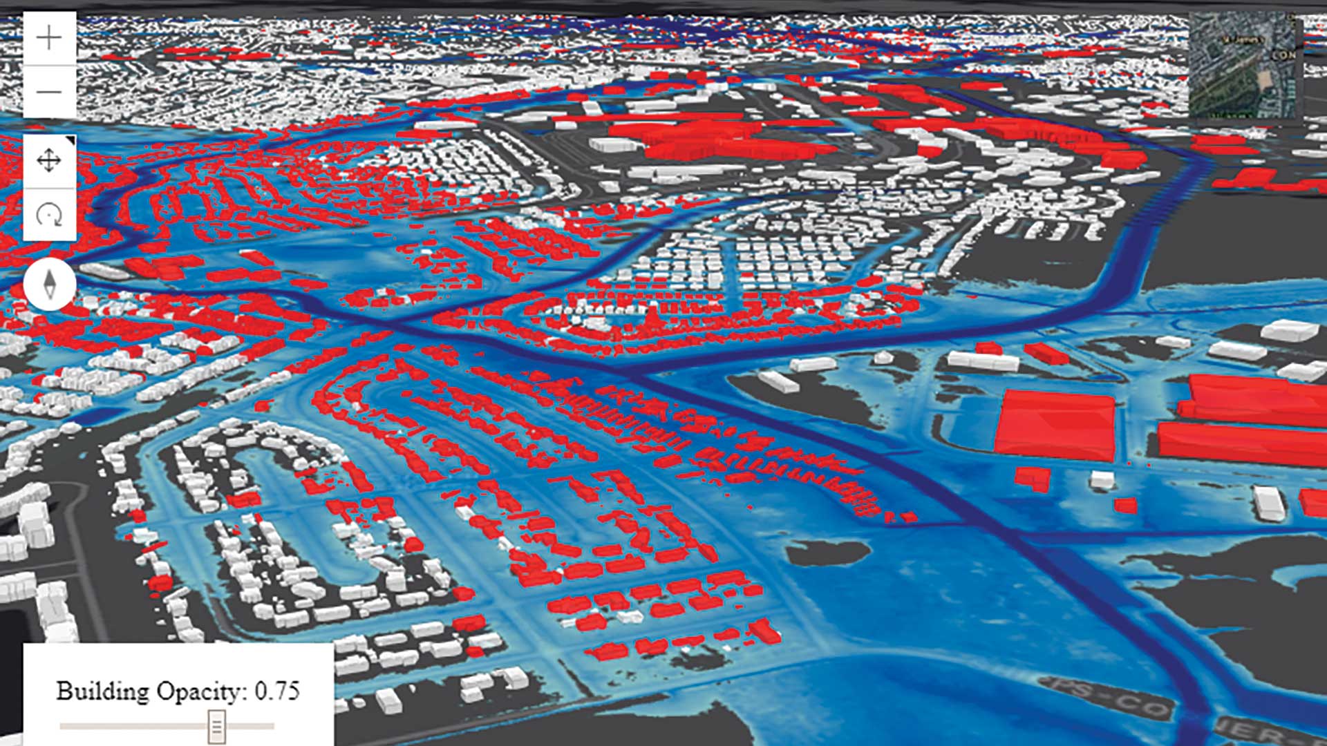 Leveraging Web 3D for Street-Level Flood Forecasts