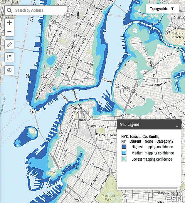 GIS Helps Integrate Coastal Hazard Risk and Sea Level Rise