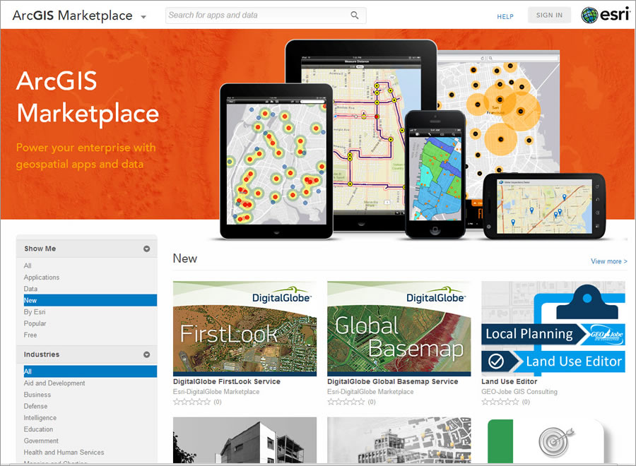 ArcGIS Marketplace Services  GIS Consultants & Development Services