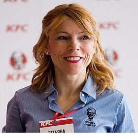 Tatyana Shamanskaya of Yum Russia and KFC