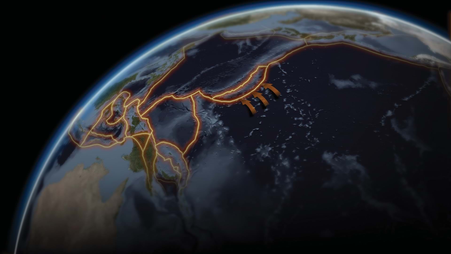 mariana trench tectonic plate map