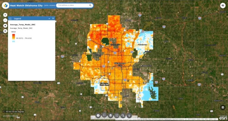 Heat Watch Oklahoma City shows the impact of heat islands