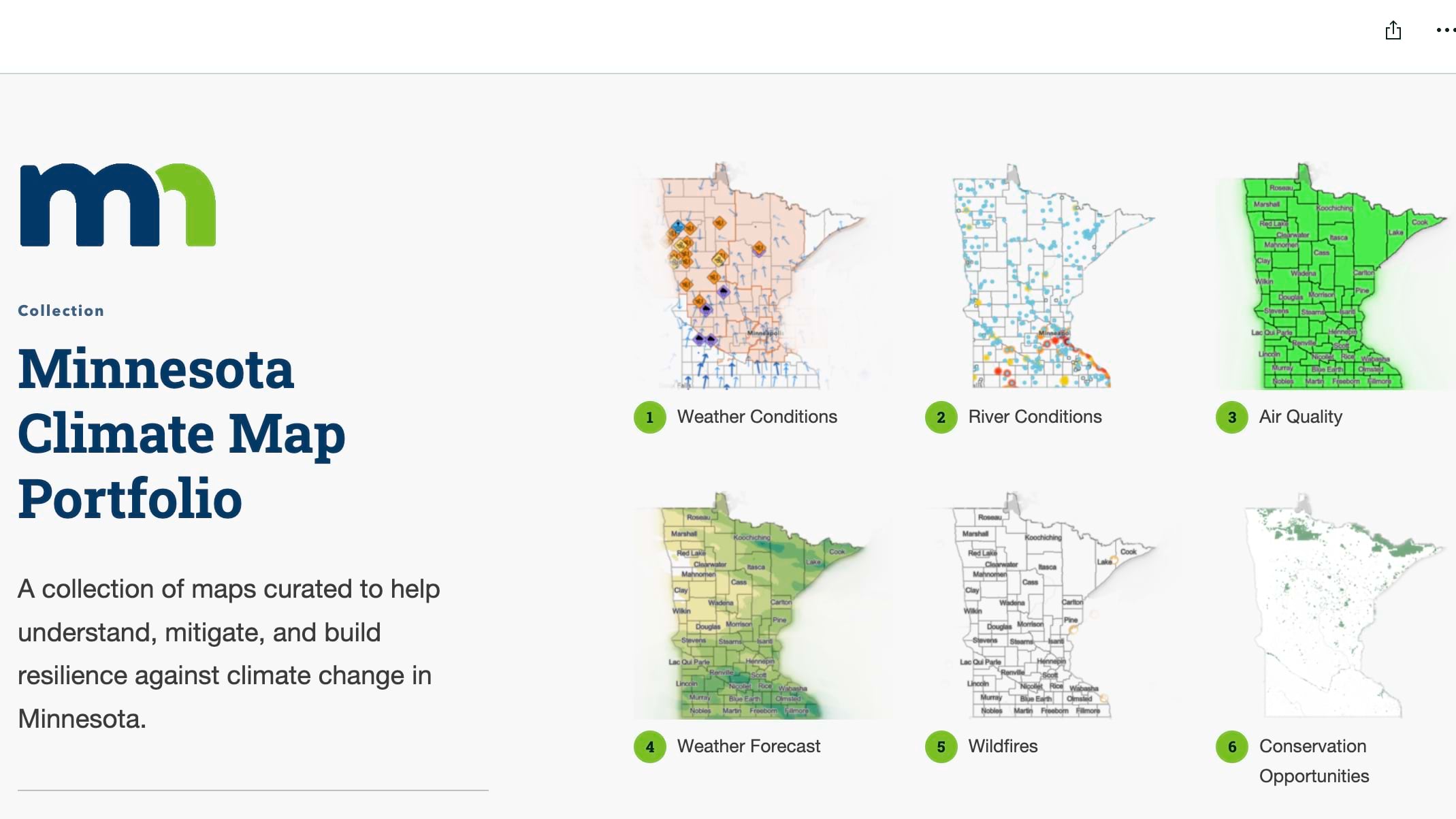 Maps to help Minnesotans understand the pressures of climate change