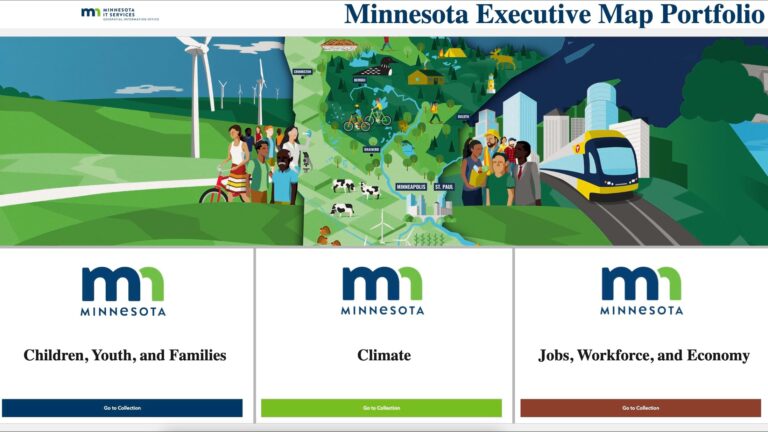 The Minnesota Executive Map Portfolio landing page