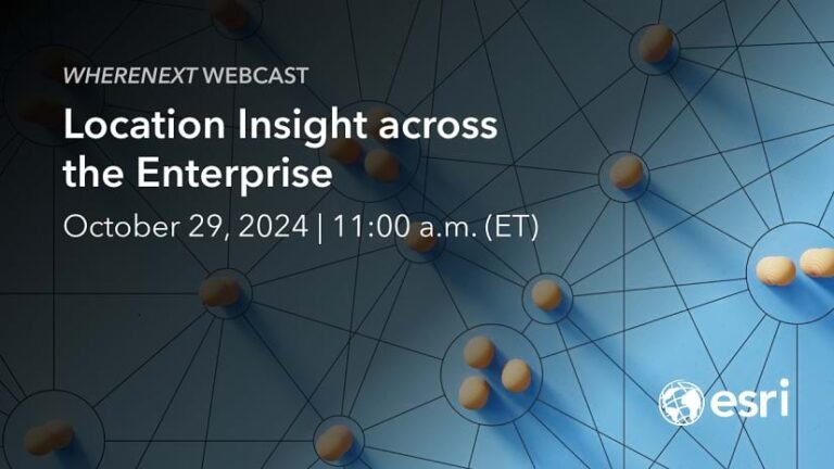 A link to the overview of WhereNext's webcast on enterprise-level insight