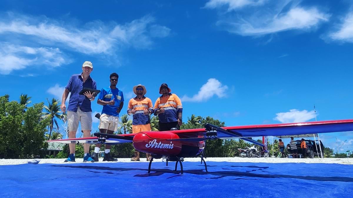 Team and the eVTOL drone Artemis