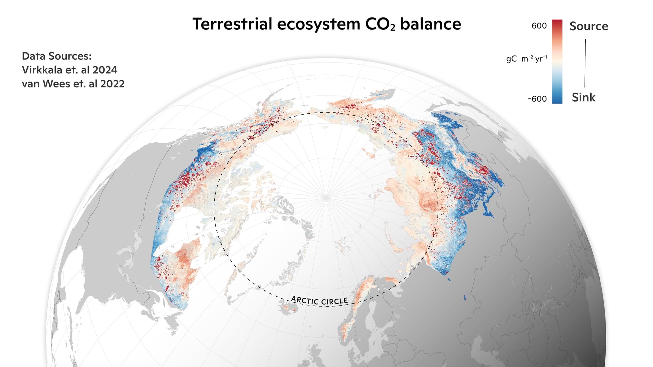 Terrestrial ecosystems map