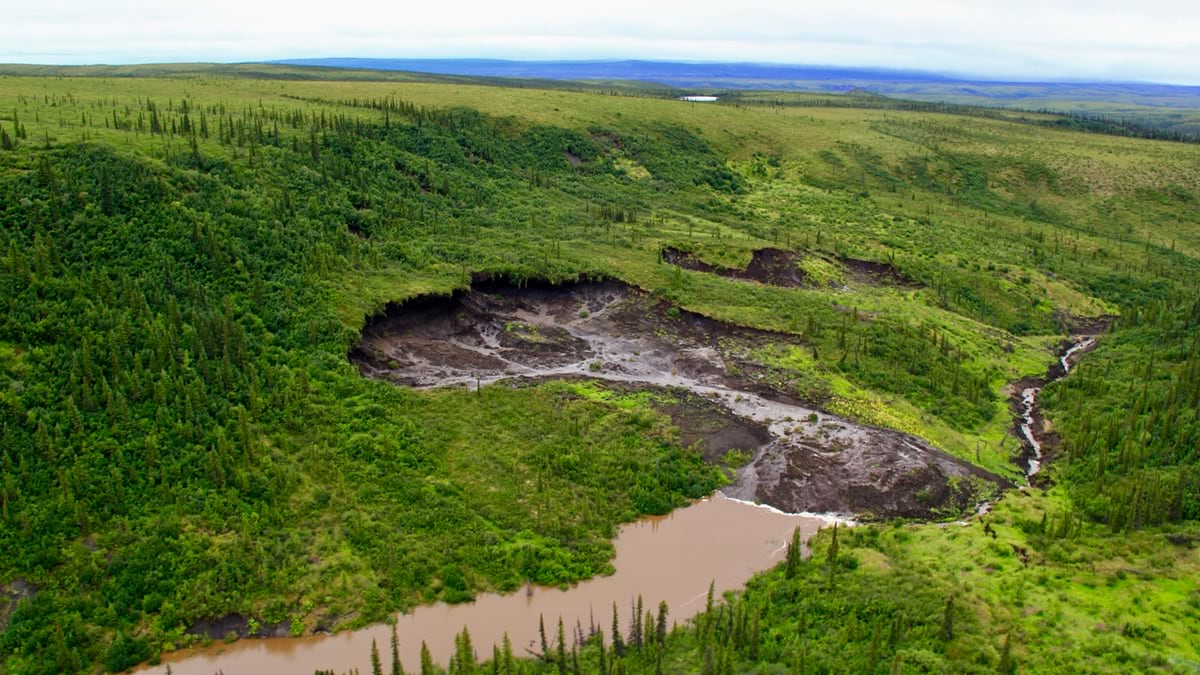 Abrupt permafrost thaw in the Northwest Territories, Canada