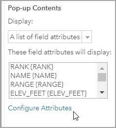 customize pop ups in a webmap