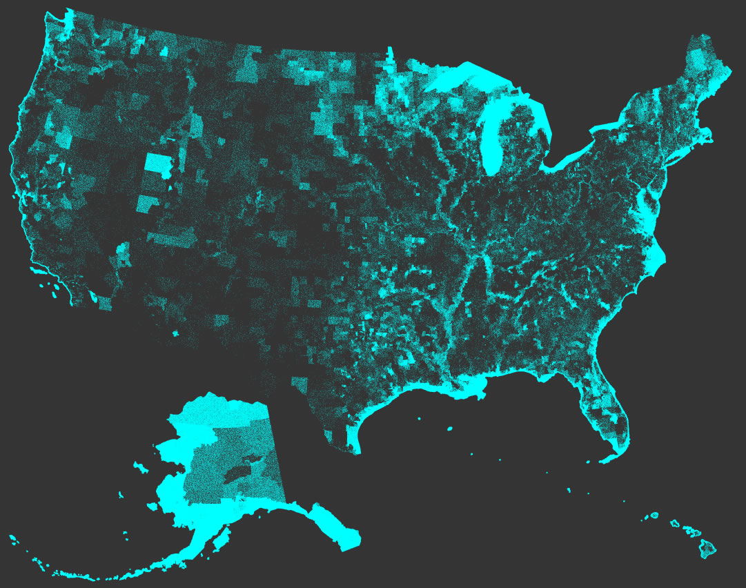 Static maps. Water area.