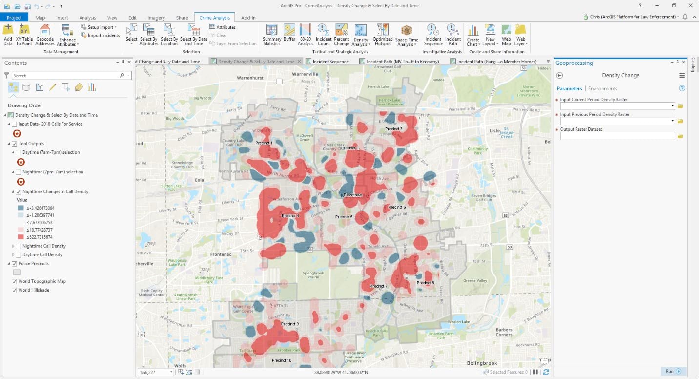 Introducing the New Crime Analysis Tools in ArcGIS Pro