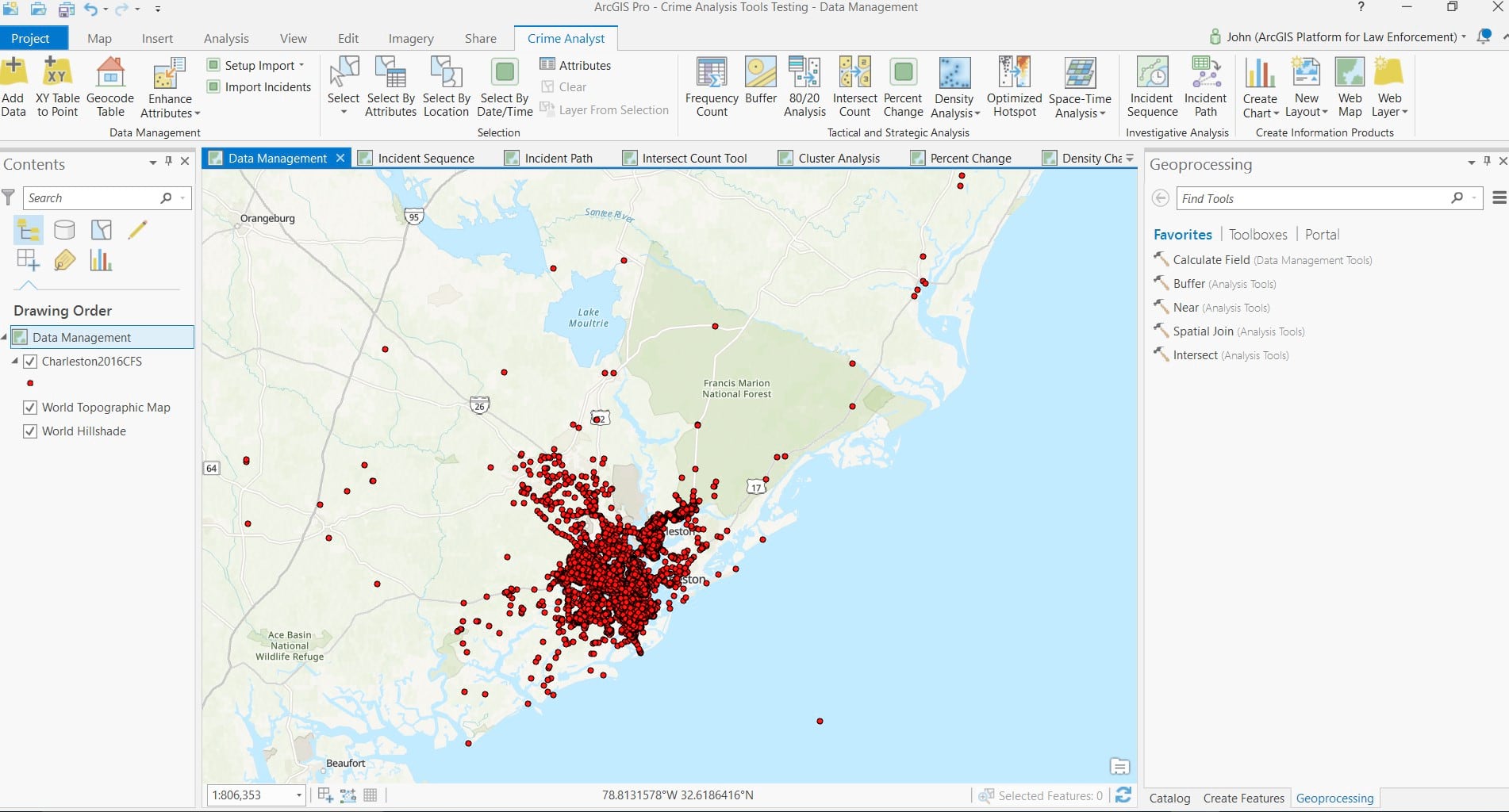 Introducing The New Crime Analysis Tools In ArcGIS Pro