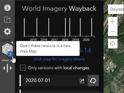 Use World Imagery Wayback