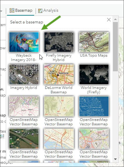 Use World Imagery Wayback To Create A Custom Basemap