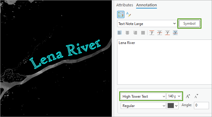 Annotation attributes