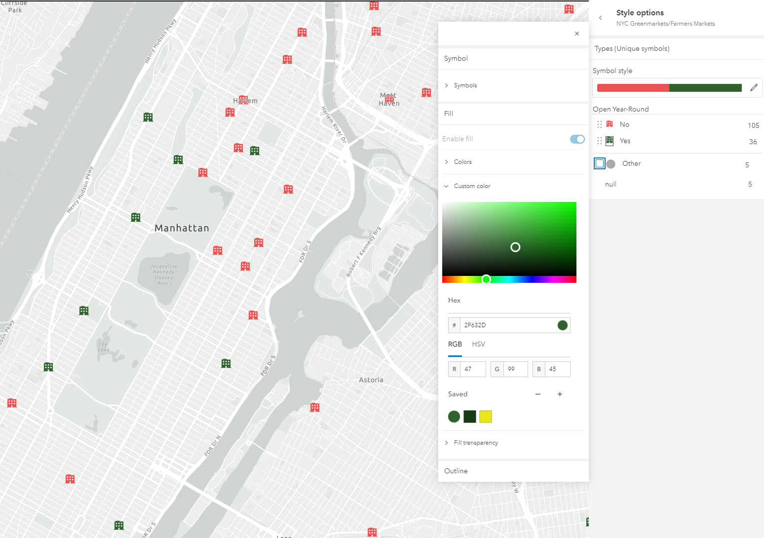 ArcGIS Online Point Symbols