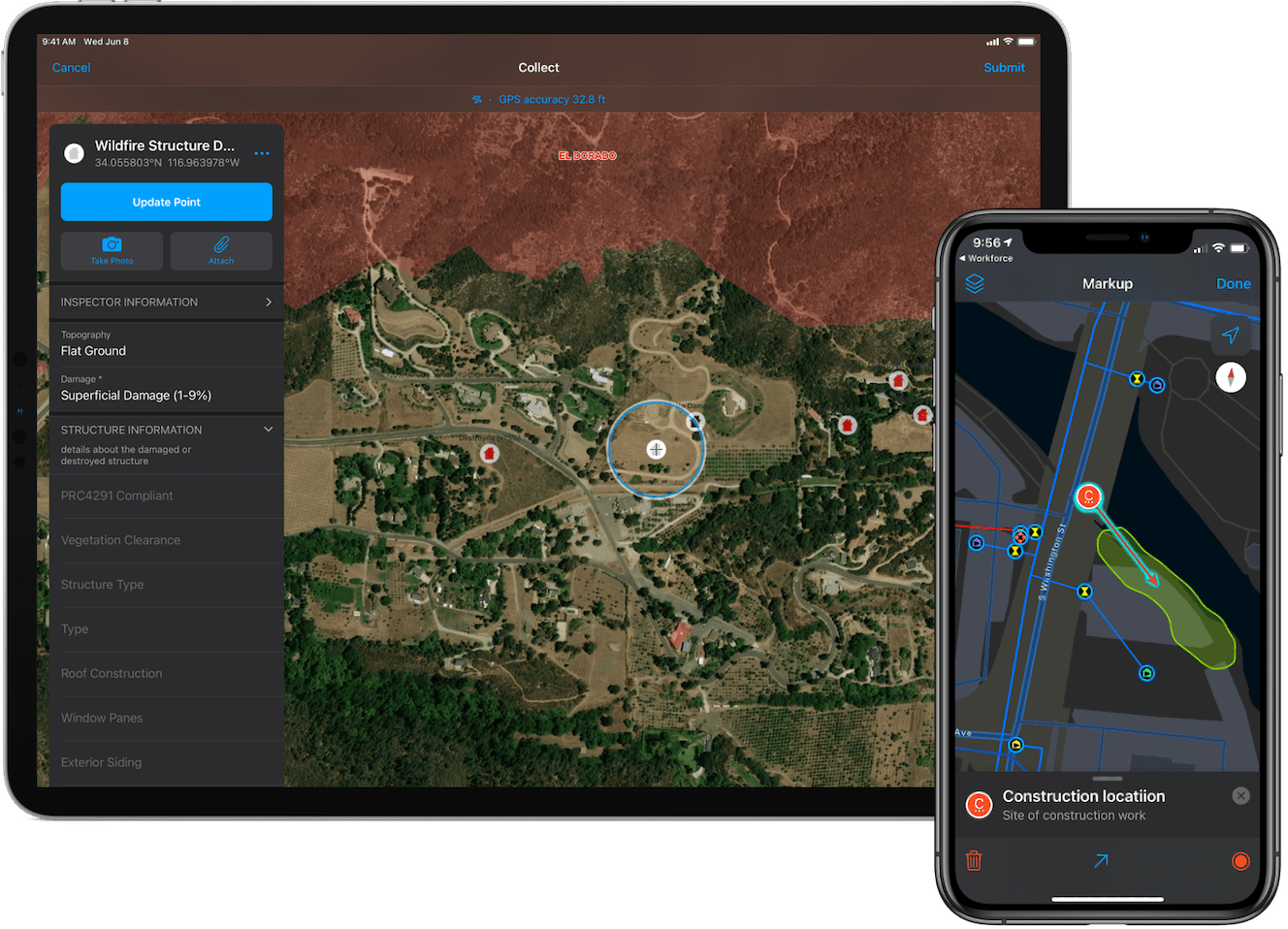ArcGIS Field Maps supports Dark Mode