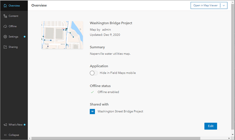 Configure Maps For The Field