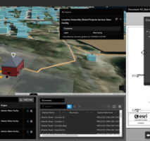 View labelled comments alongside relevant documentation with the Editor tool in ArcGIS GeoBIM.