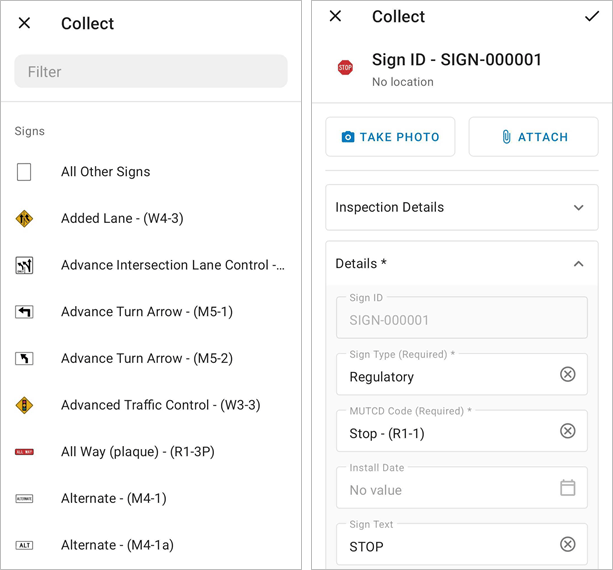 Feature templates and form