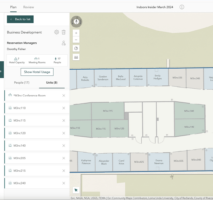 ArcGIS Indoors workspace areas for streamlining reservations.