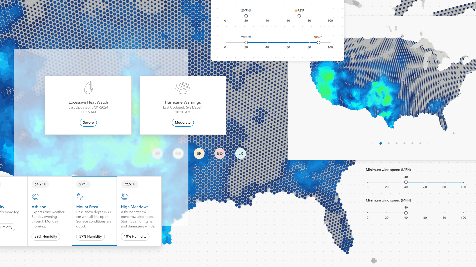 Calcite's June release includes Carousel, Tile, enhanced validation, slider customizations, and much more to fit your apps and mapping apps.