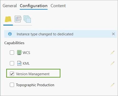 Feature service with the Version Management capability enabled