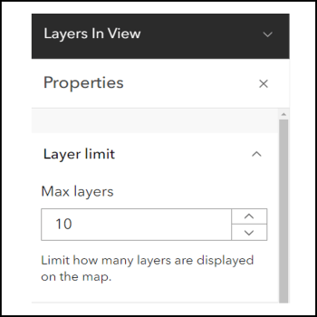 The maximum number of layers drawn on the map at one time is 50.