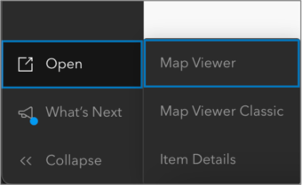 Easy access to the Map Viewer