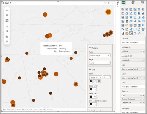 ArcGIS for Power BI add and format tooltips