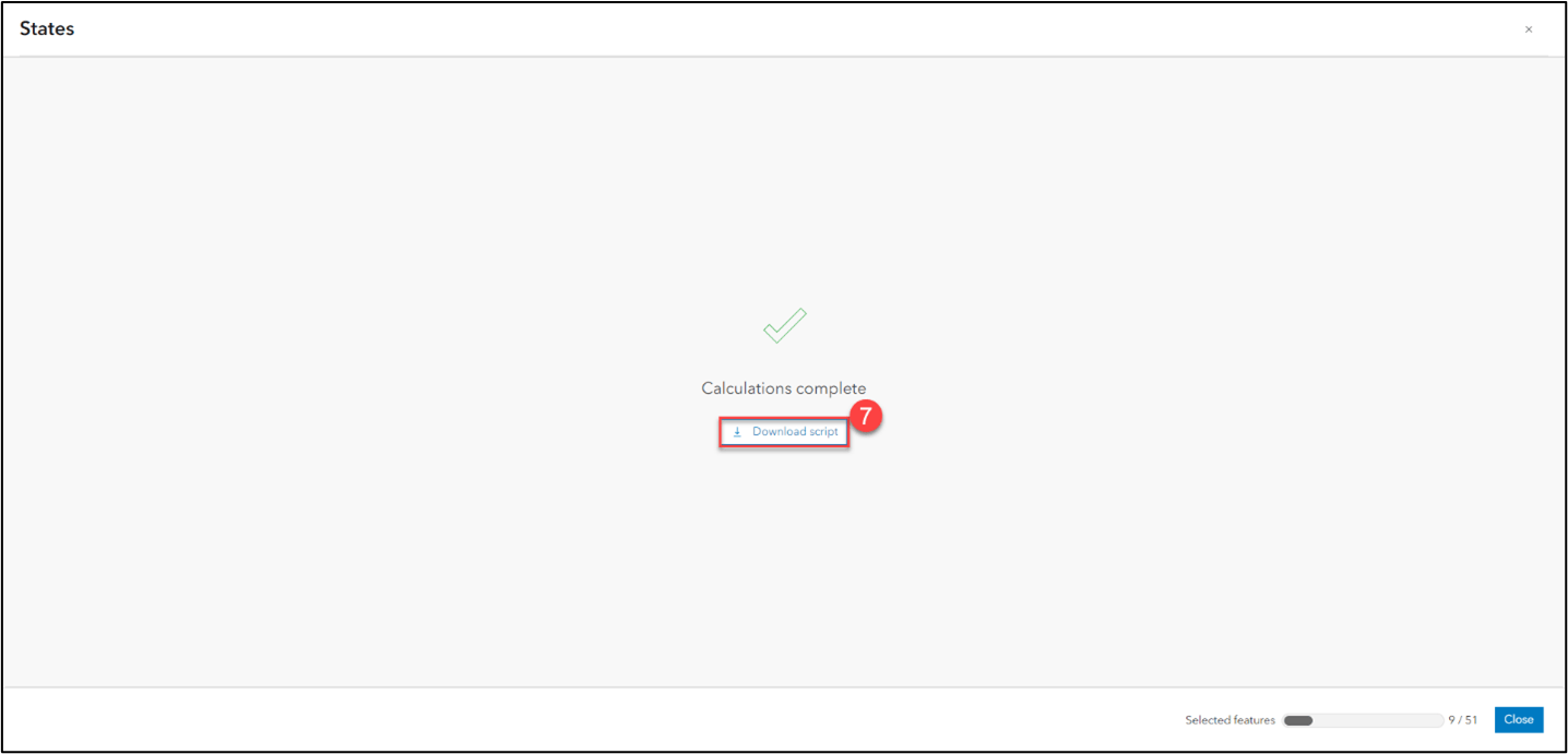 The download script button is used to download a copy of your expression to your computer.