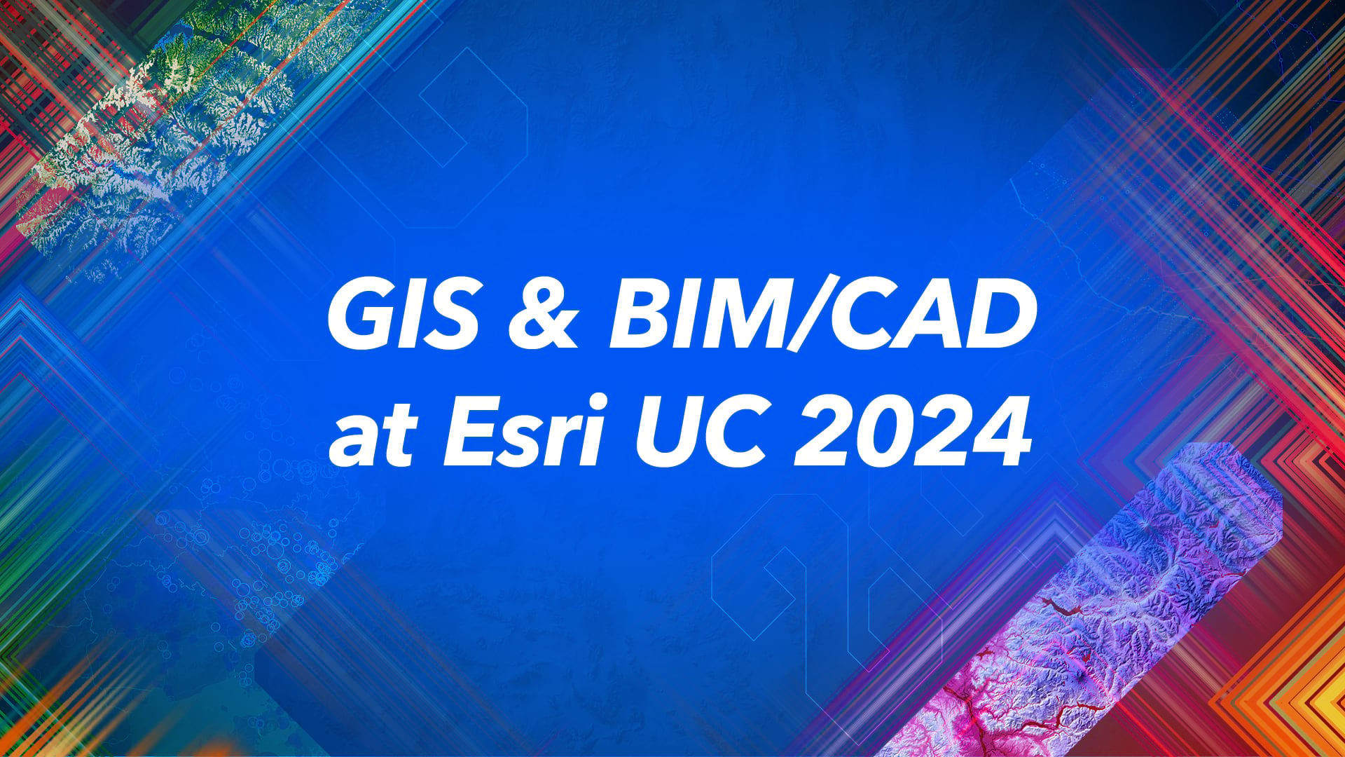 Gis And Bim Cad At The Esri User Conference 2024