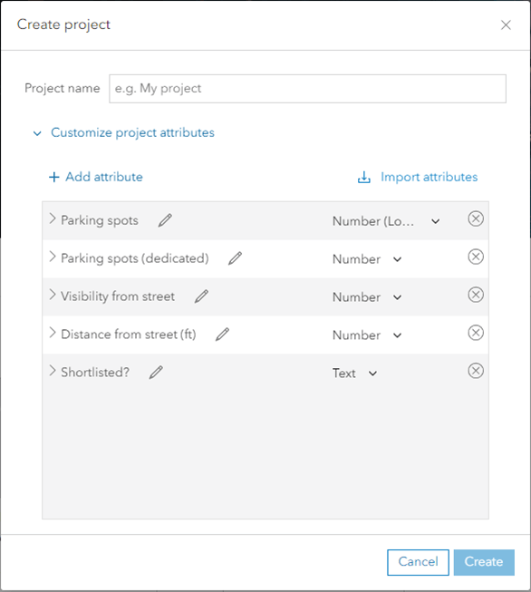 Create send pane with imported attributes