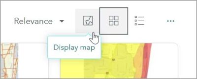 Display map option in catalog, ArcGIS Hub updates