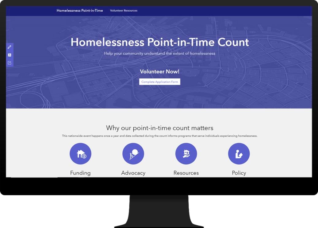 Homelessness Point-in-Time Count Hub Site