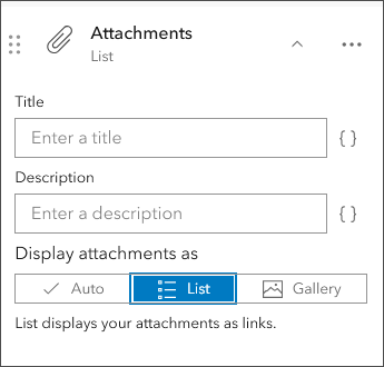 Attachment configurations