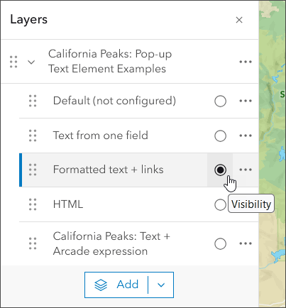 Toggle visibility