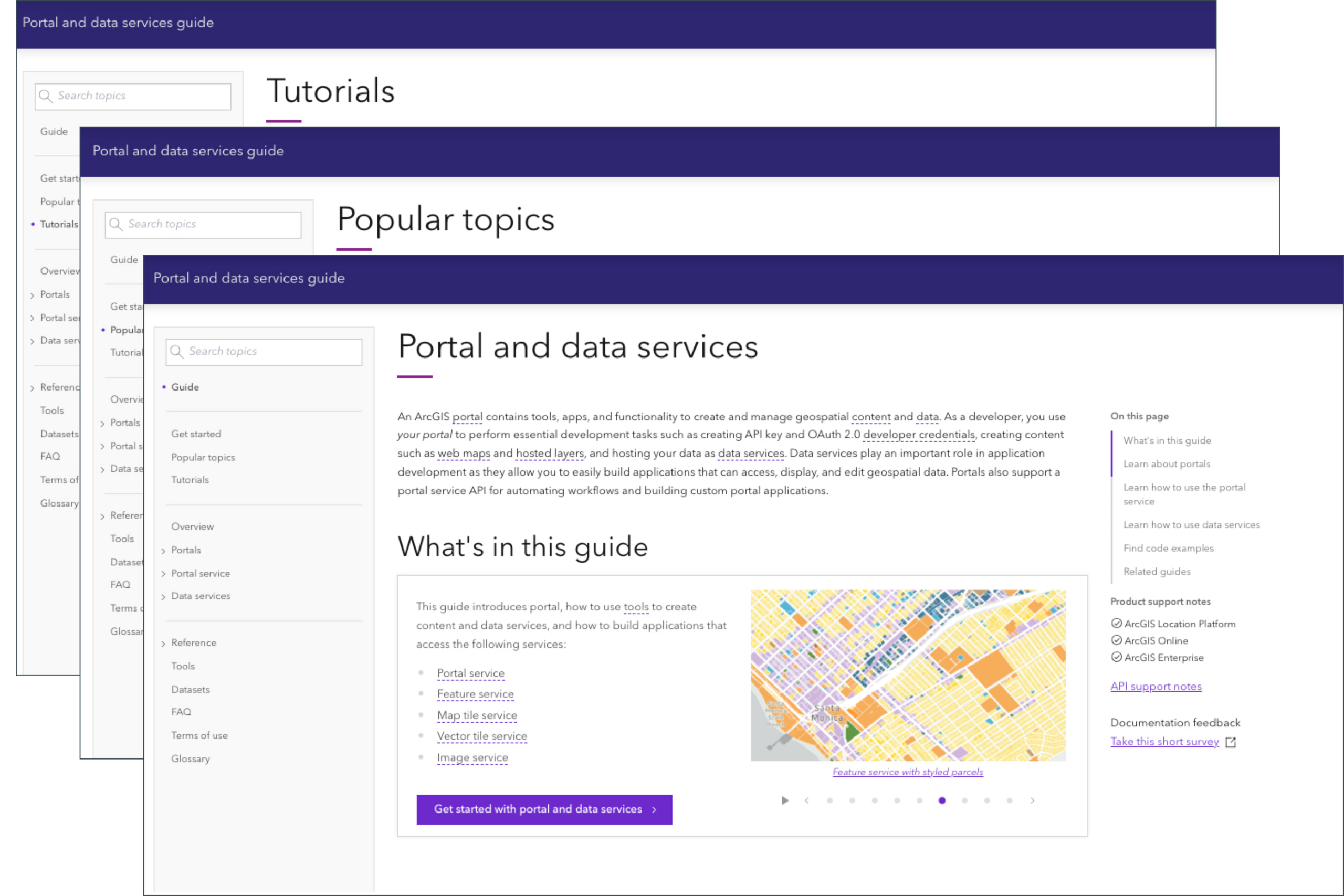 portal and data service guide