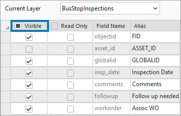 One field hidden in the related table