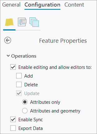 Editing attributes and sync enabled