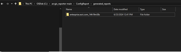 Configuration Reporter outputs Windows