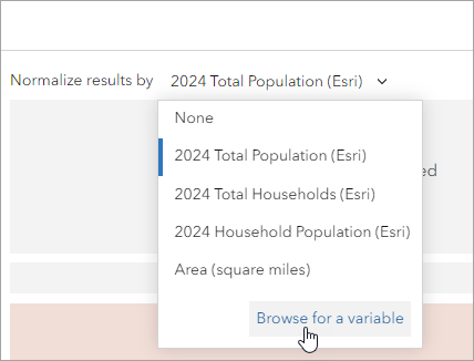 Normalizing results