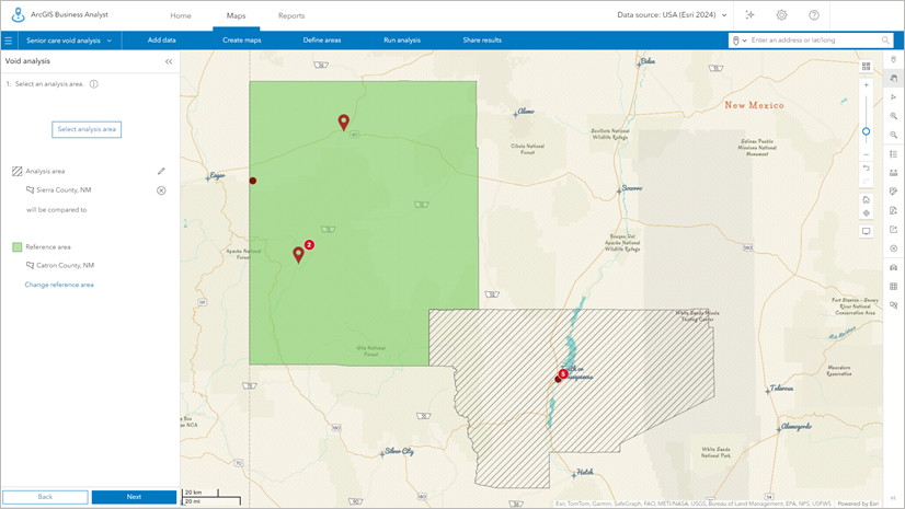 Mapping the gaps: Use void analysis to uncover underserved senior citizens