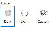 Image displays the theme/color selection for the grid