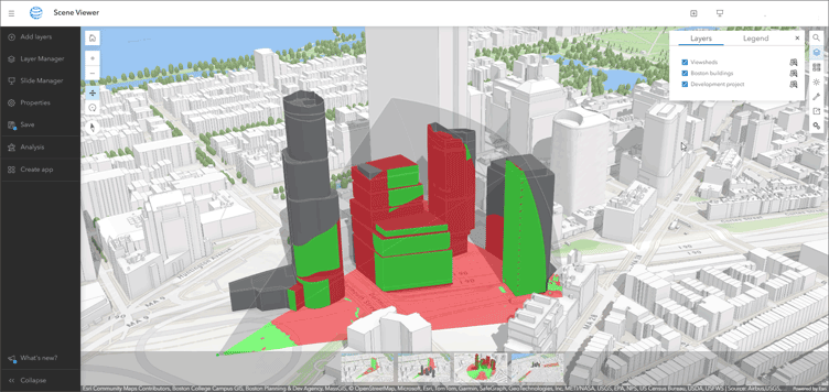 Viewshed analysis